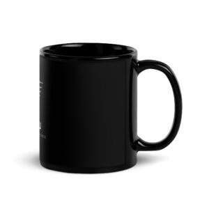 Black Glossy Mug - No Orange Tan