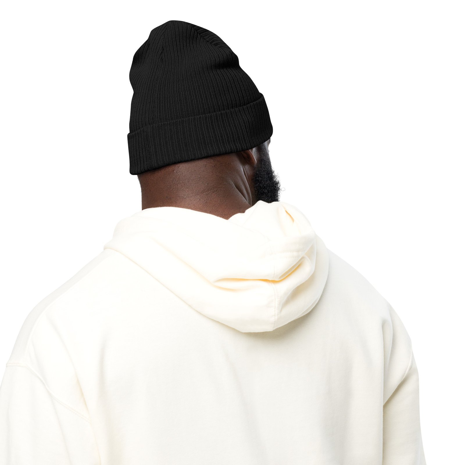 Organic ribbed beanie - Image 3